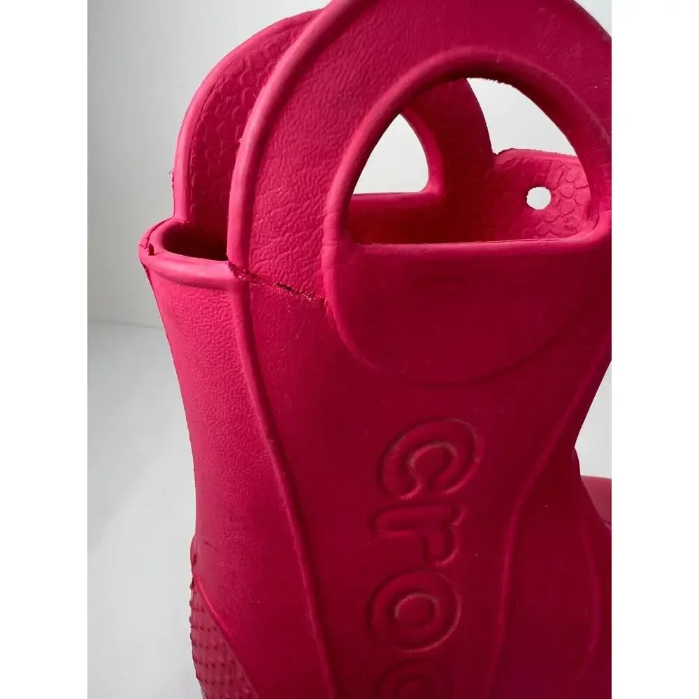 Crocs Kids' Rain Handle It Rain Boots Waterproof Kids' Shoes C6